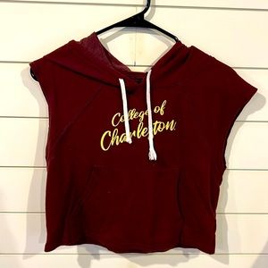College of Charleston crop sweatshirt MEDIUM